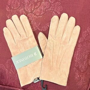 Isotoner Rose Suede Gloves